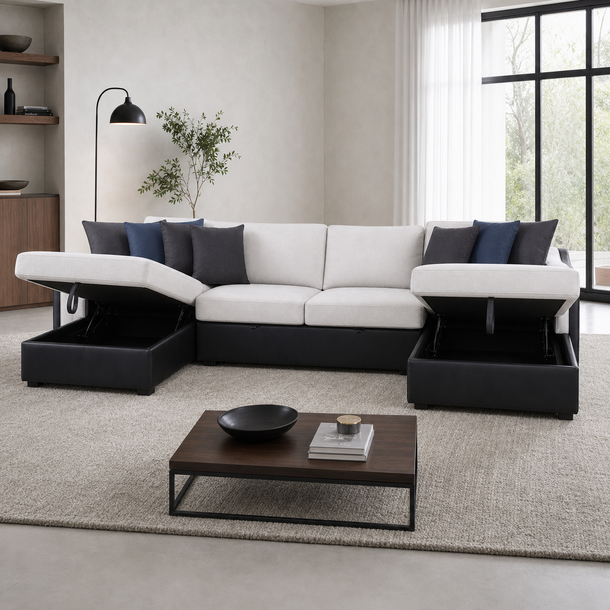 Jamin - Sofa bed, source-proven closed-state construction detail