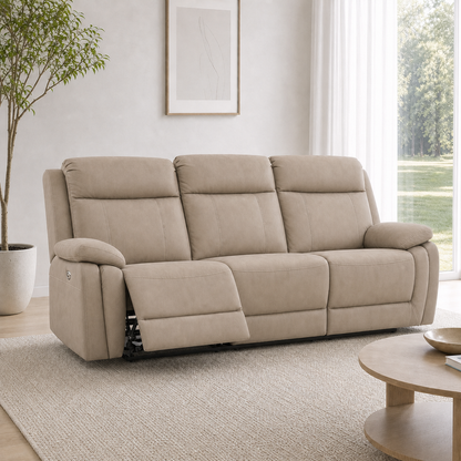 Jasper Recliner 3 seater beige 01 main