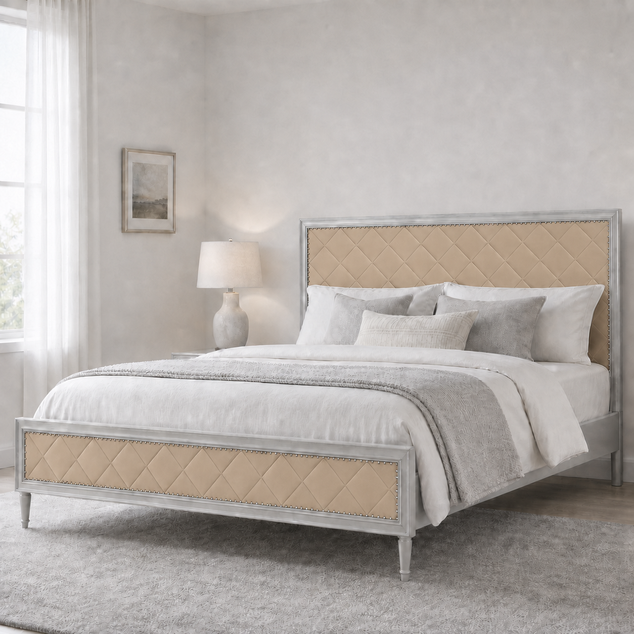 Jaxen - Bed Beige lifestyle view