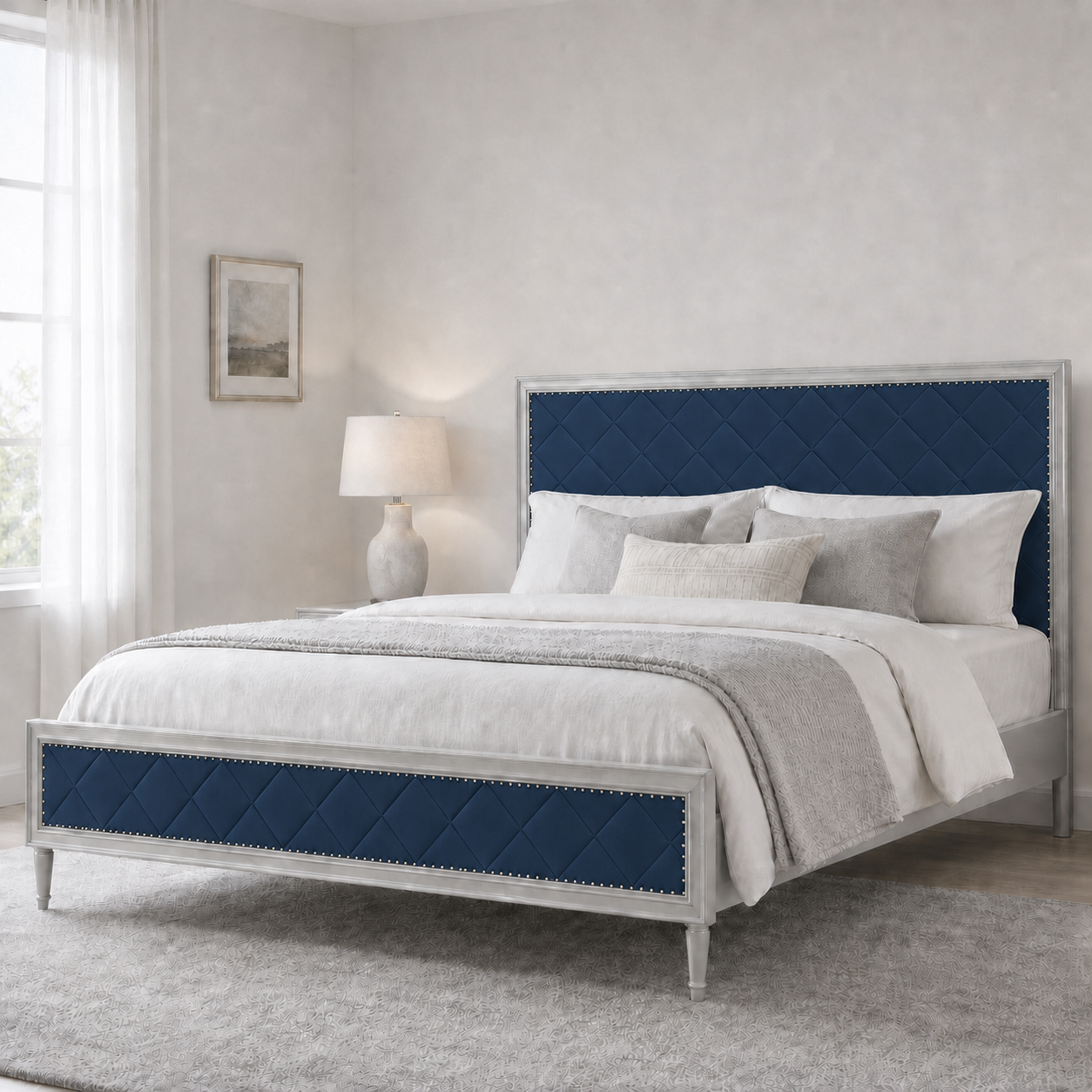 Jaxen - Bed Blue lifestyle view