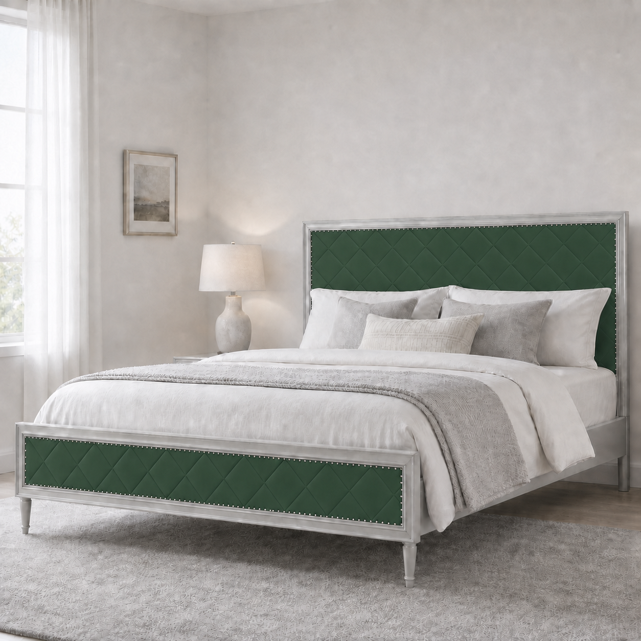 Jaxen - Bed Green lifestyle view