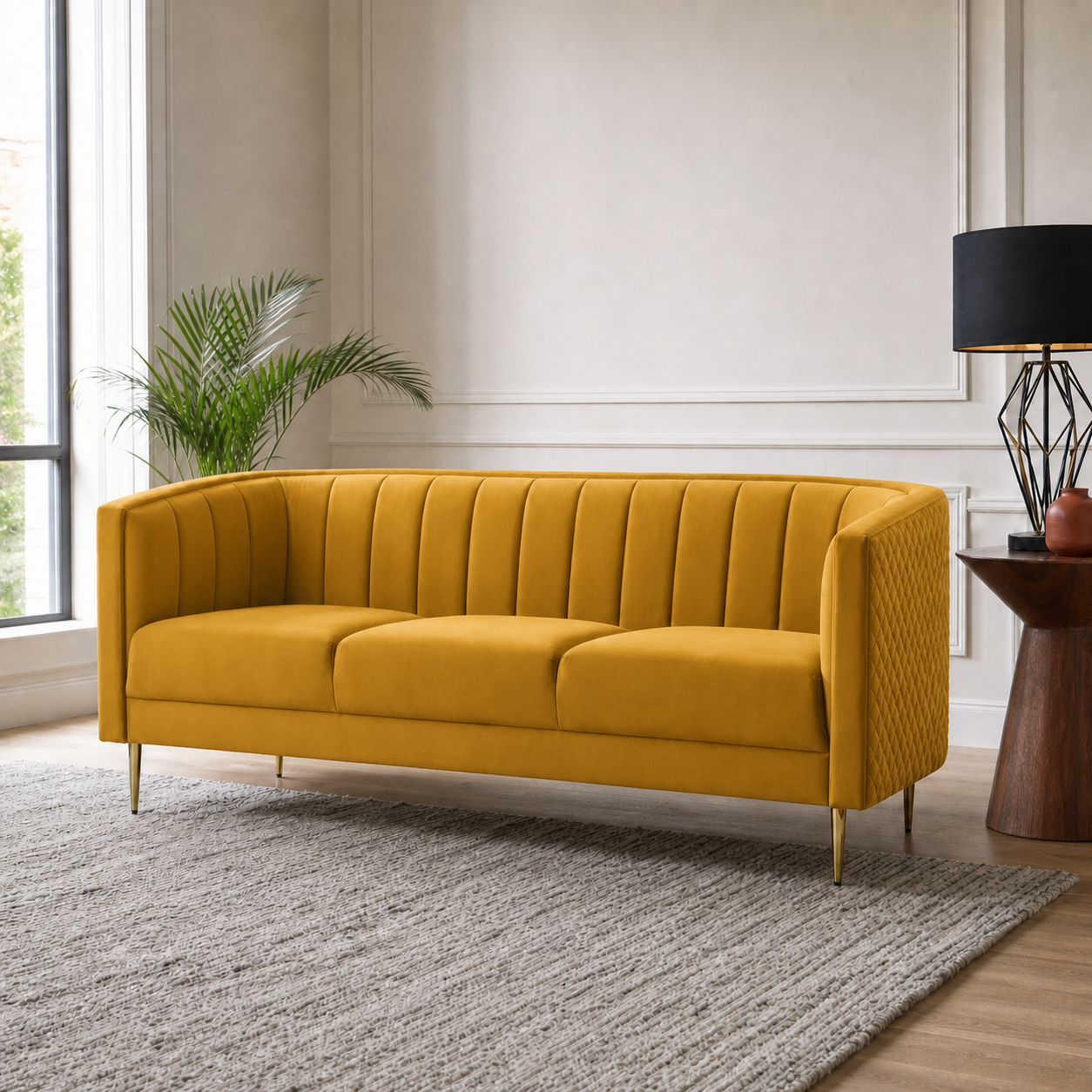 jive-3-2-1-sofa-set 3 seater yellow 01 room