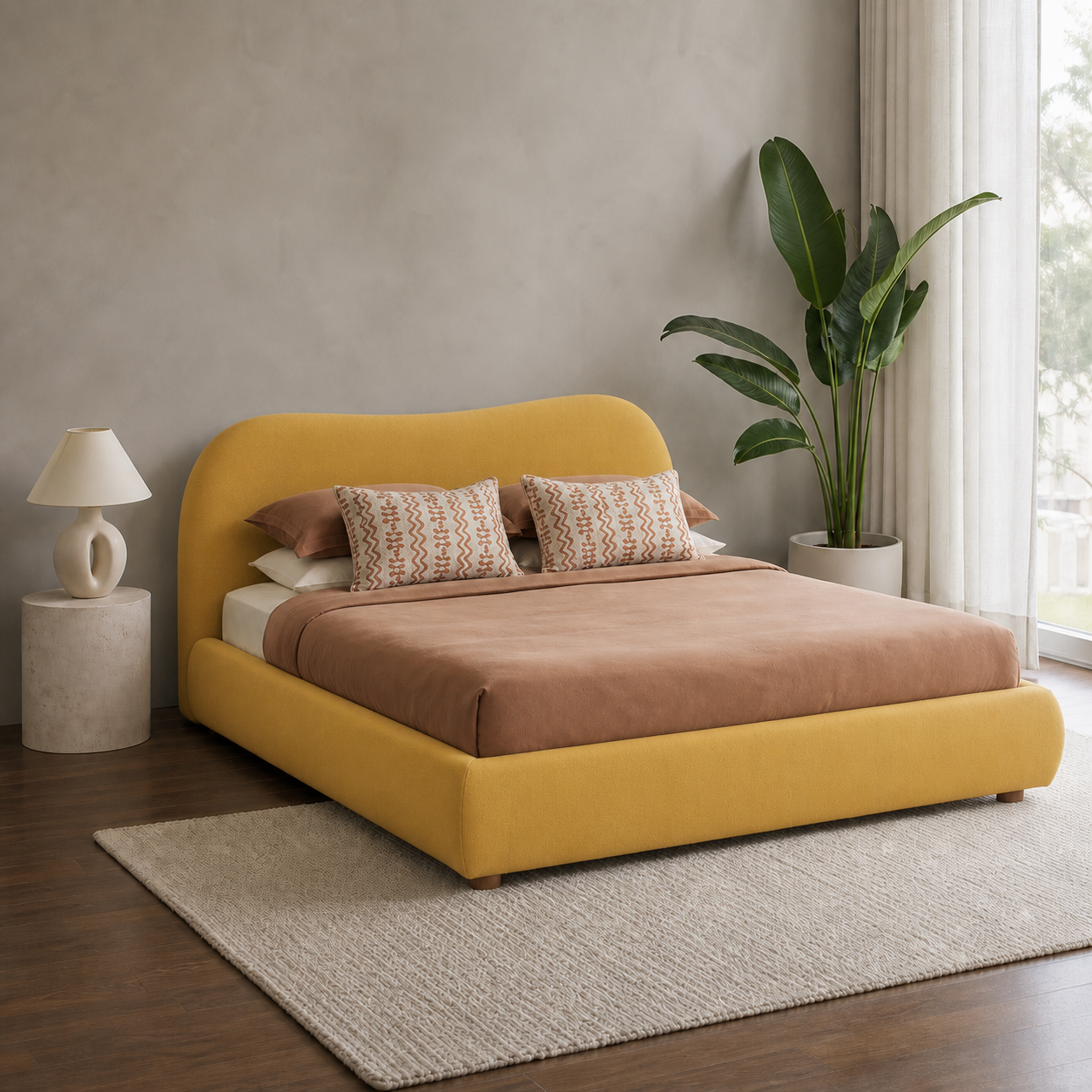 Juna - Bed Yellow lifestyle view
