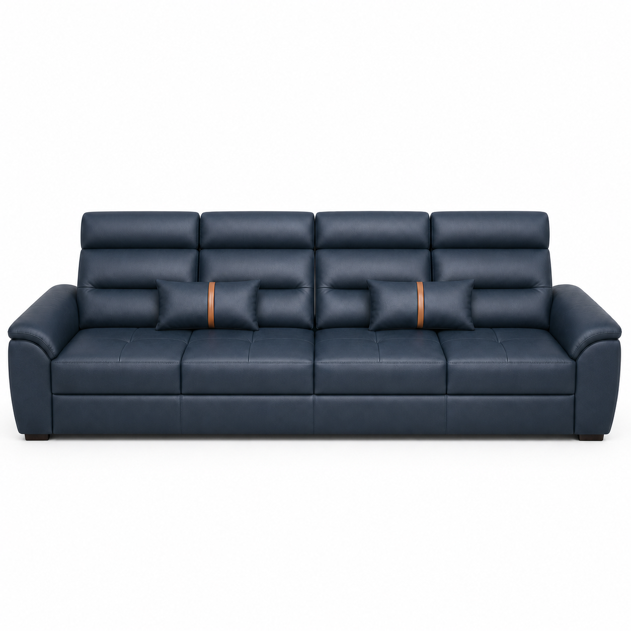 Kairo - Sofa bed, fully closed studio view on a pure-white background