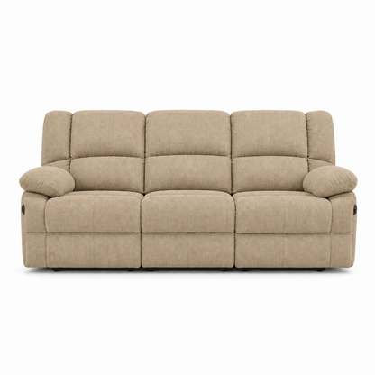 Kinetic Recliner 3 seater beige 02 white