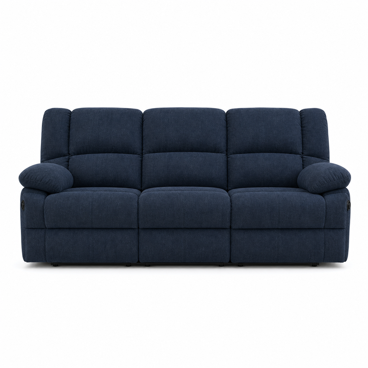 Kinetic Recliner 3 seater blue 02 white