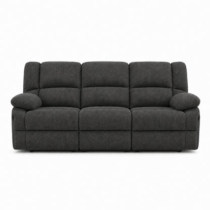 Kinetic Recliner 3 seater grey 02 white