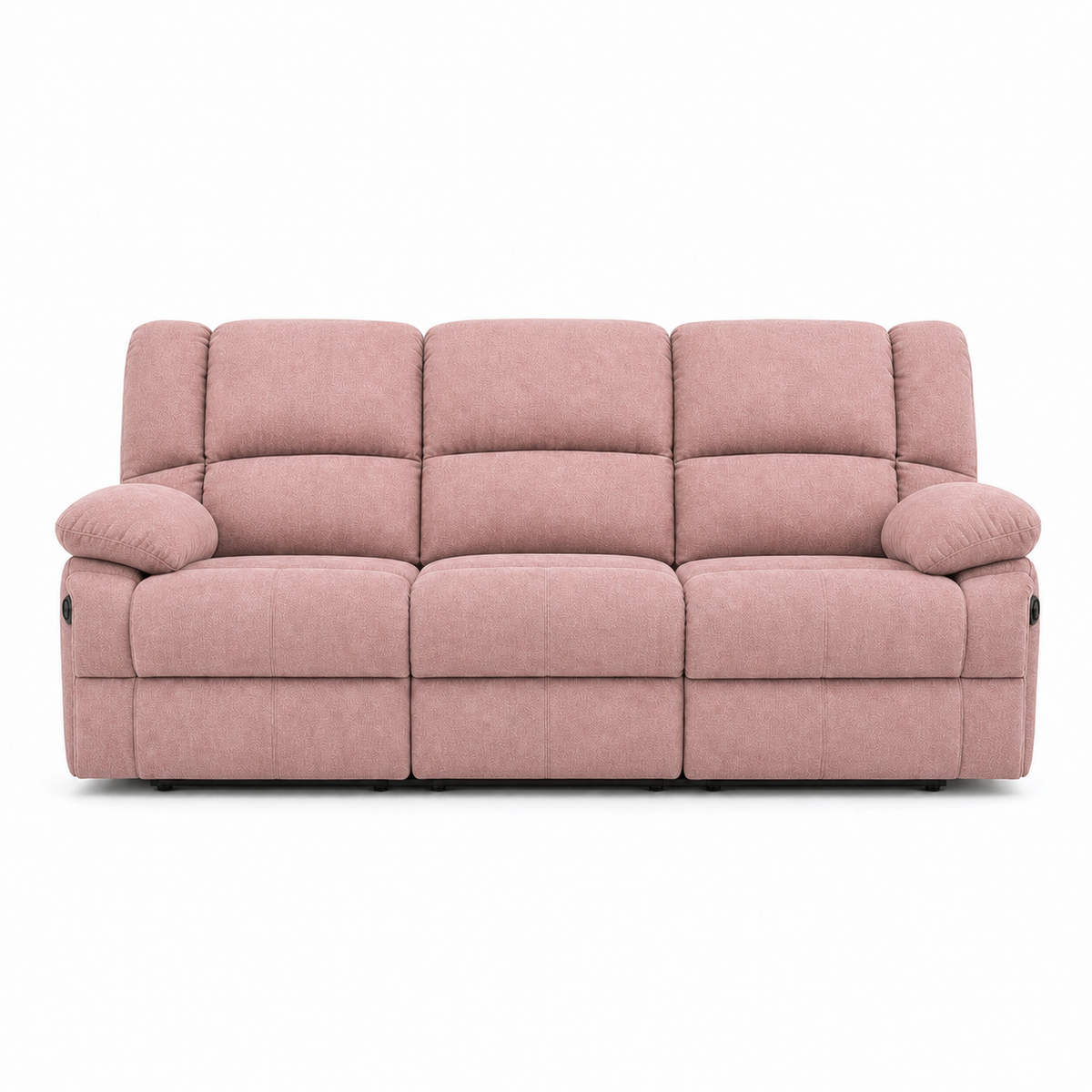 Kinetic Recliner 3 seater pink 02 white