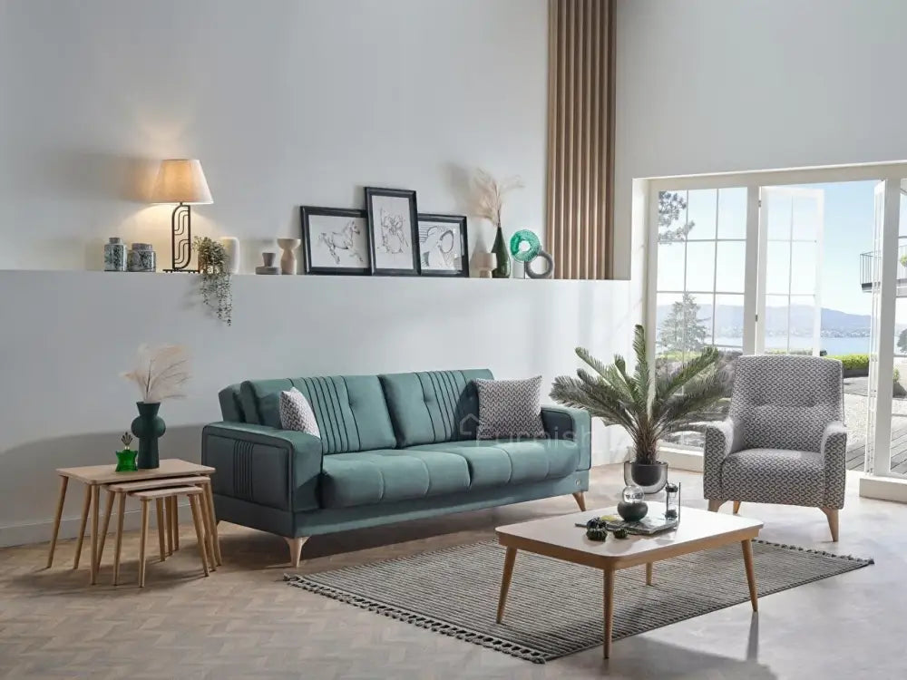 Knox - 3 + 2 + 1 Sofa Set