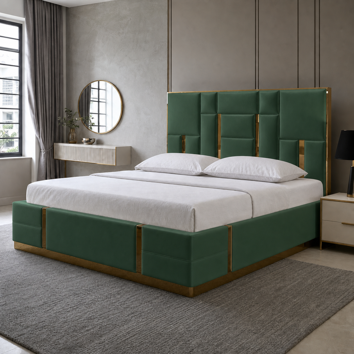 Koa - Bed Green lifestyle view