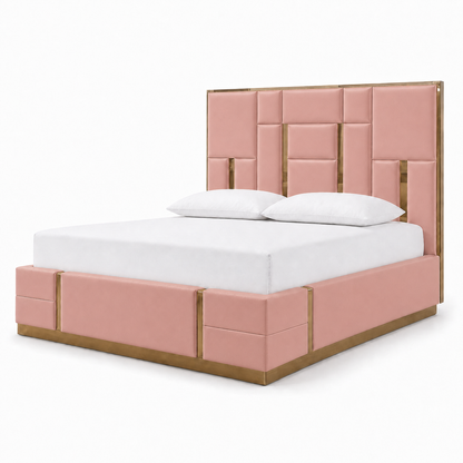 Koa - Bed Pink plain white background view