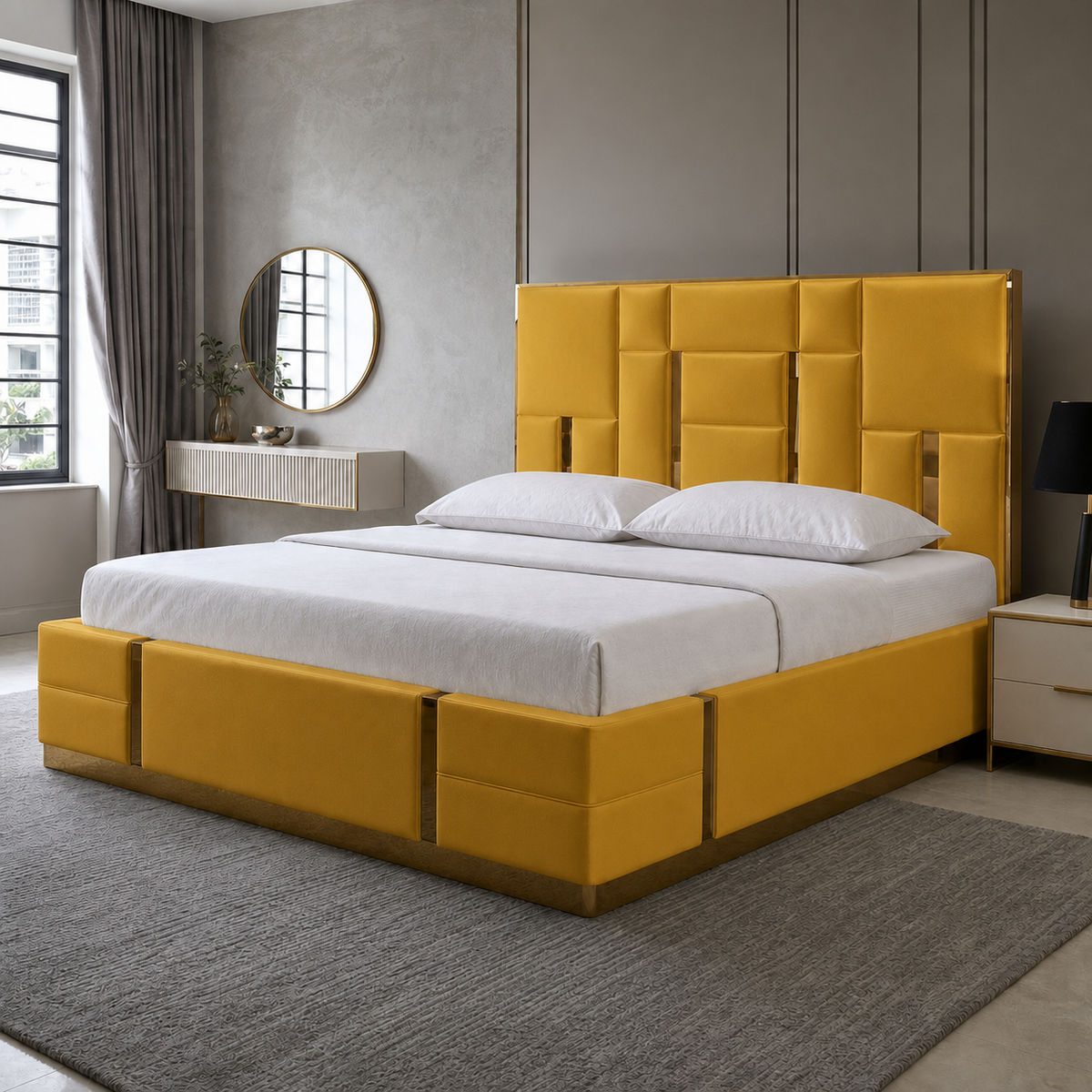 Koa - Bed Yellow lifestyle view