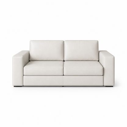 Korin - Sofa bed, fully closed studio view on a pure-white background