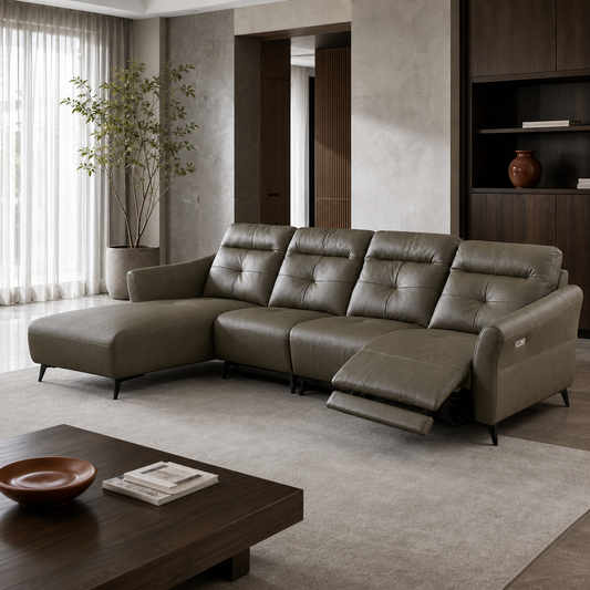 Lark Recliner complete configuration from an alternate angle
