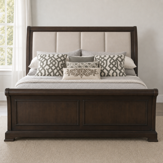 Lemi - Bed, complete straight-on bed view