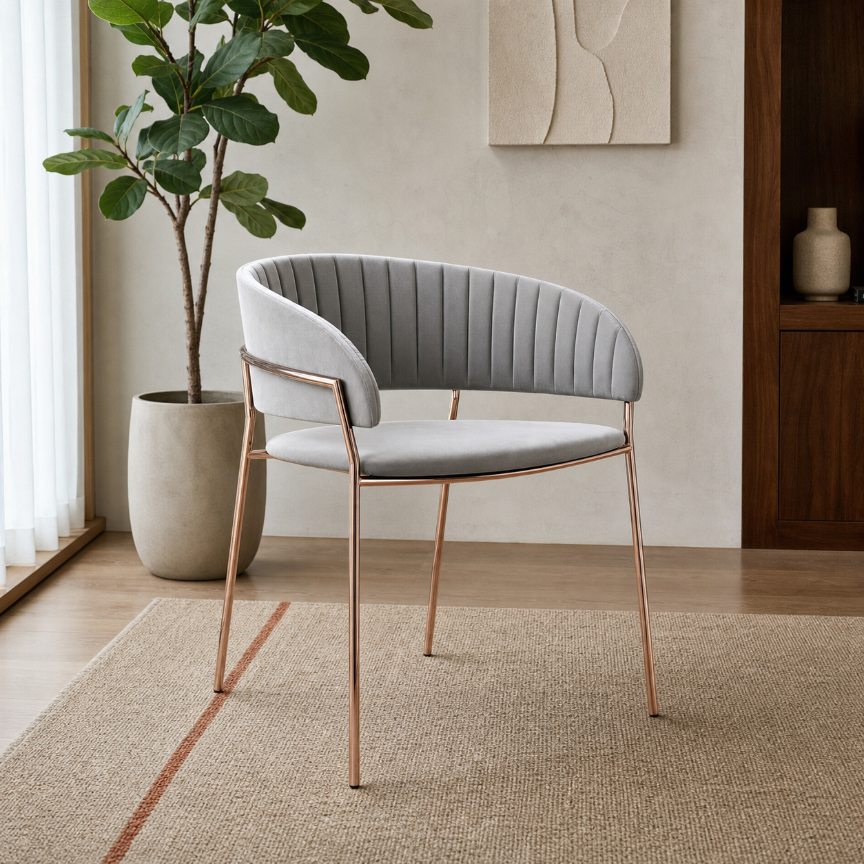 Lexi - Chair in an editorial modern living room