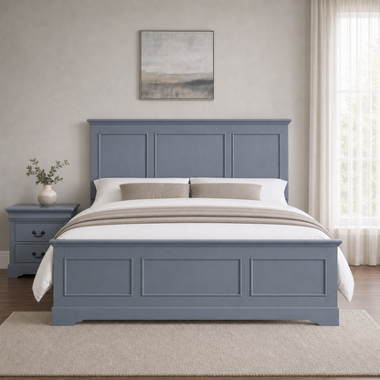 Lior - Bed, complete straight-on bed view