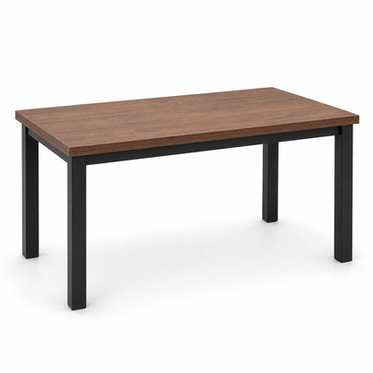 Livi - Wooden Top Dining Table, table-only or source-conservative construction studio view