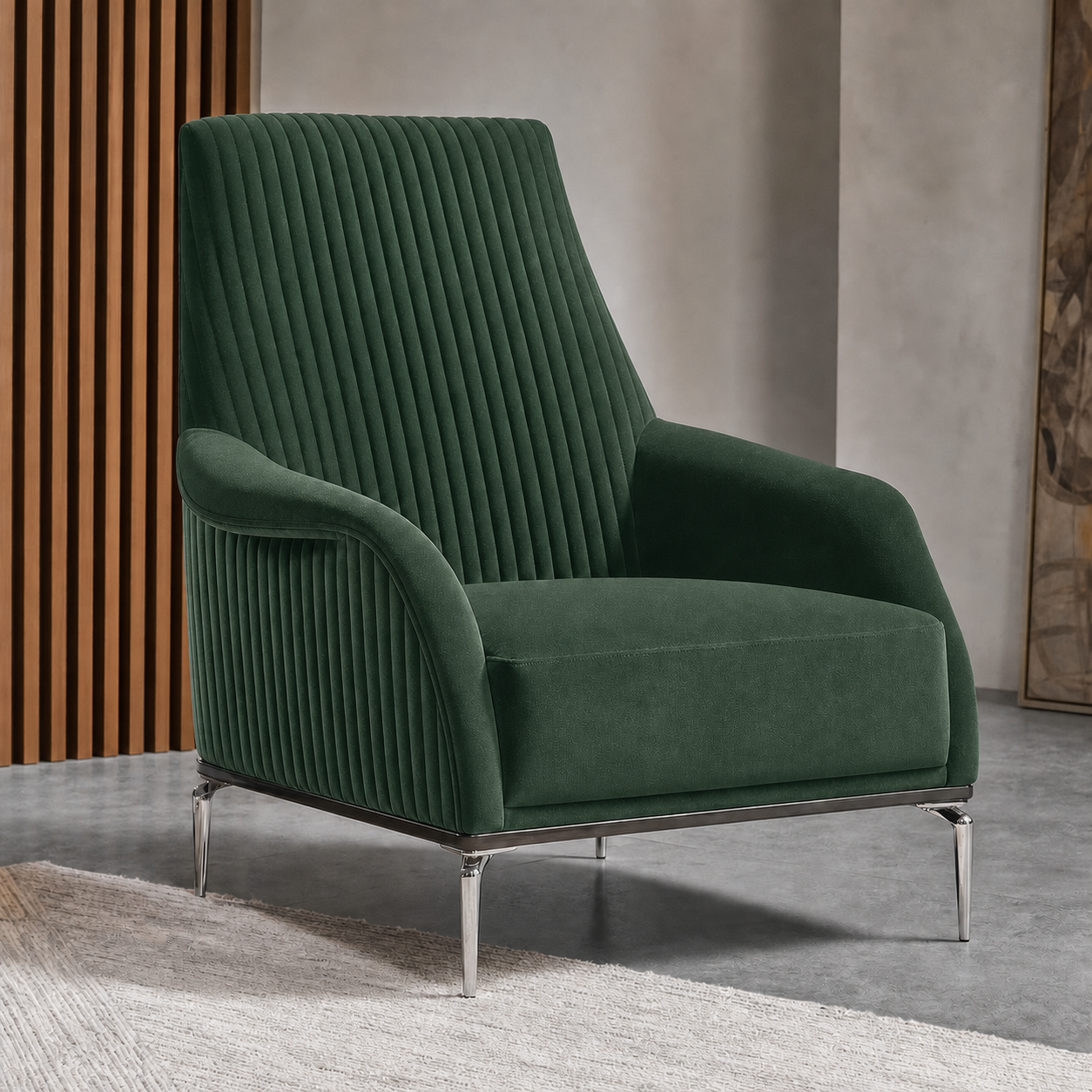 lush-3-2-1-sofa-set 1 seater green 02 detail