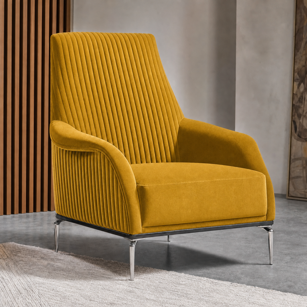 lush-3-2-1-sofa-set 1 seater yellow 02 detail