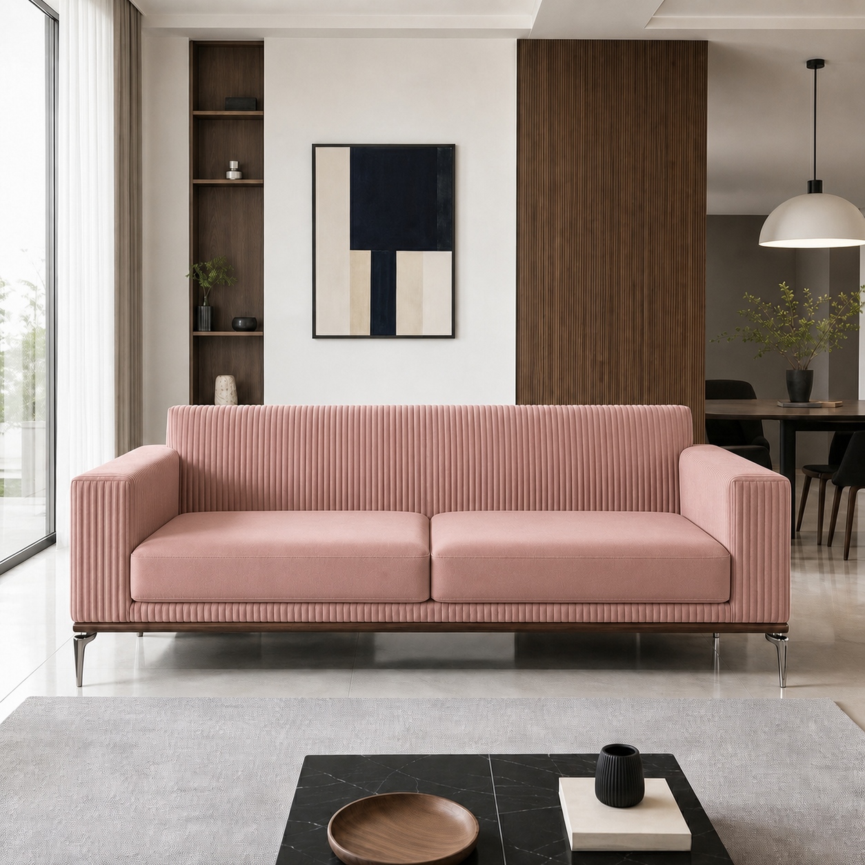 lush-3-2-1-sofa-set 2 seater pink 01 room