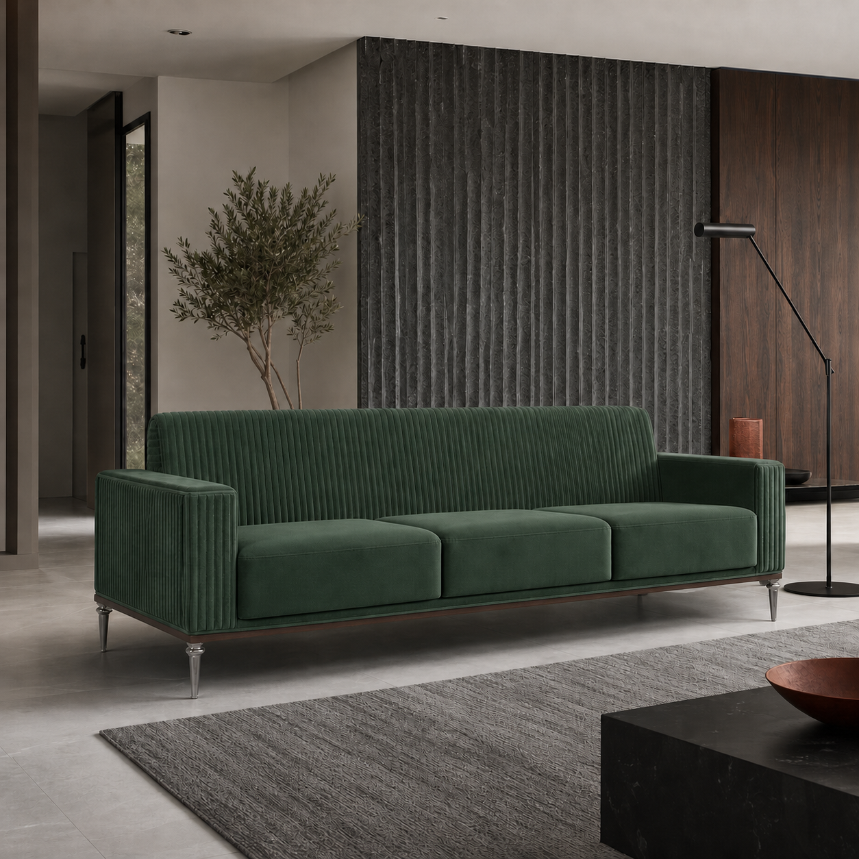 lush-3-2-1-sofa-set 3 seater green 01 room