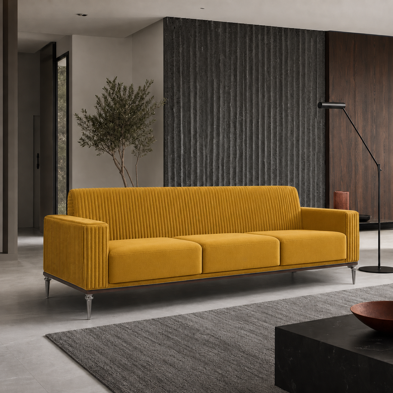 lush-3-2-1-sofa-set 3 seater yellow 01 room