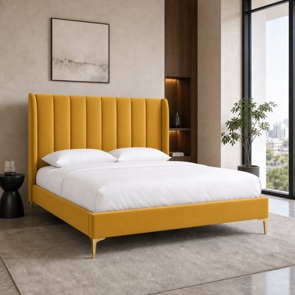 Lux - Bed Yellow lifestyle view