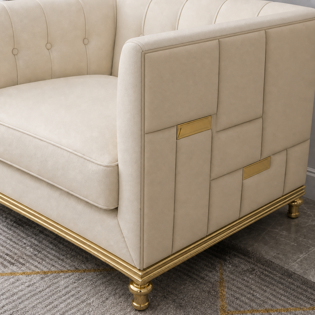 luxe-l-shape-sectional-sofa-copy 1 seater beige 02 detail