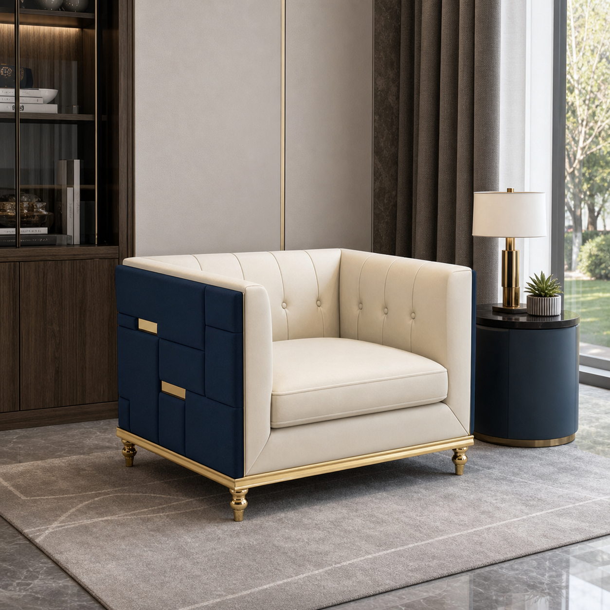 luxe-l-shape-sectional-sofa-copy 1 seater blue 01 room