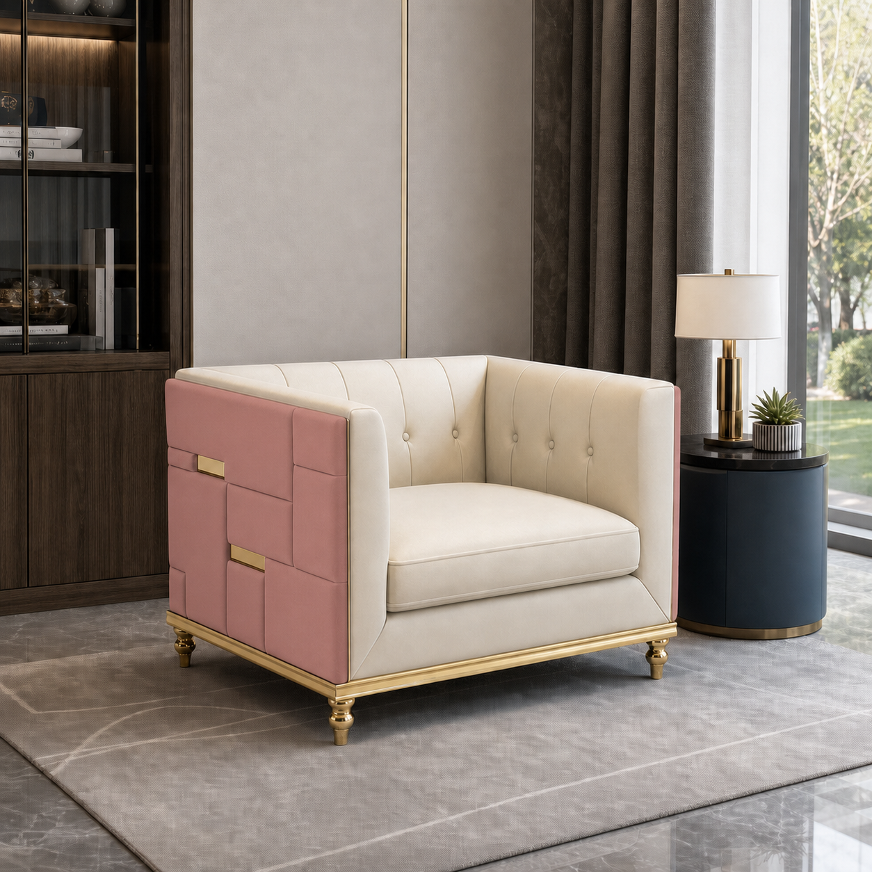 luxe-l-shape-sectional-sofa-copy 1 seater pink 01 room