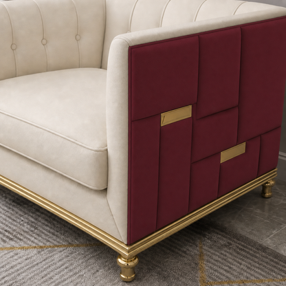 luxe-l-shape-sectional-sofa-copy 1 seater red 02 detail