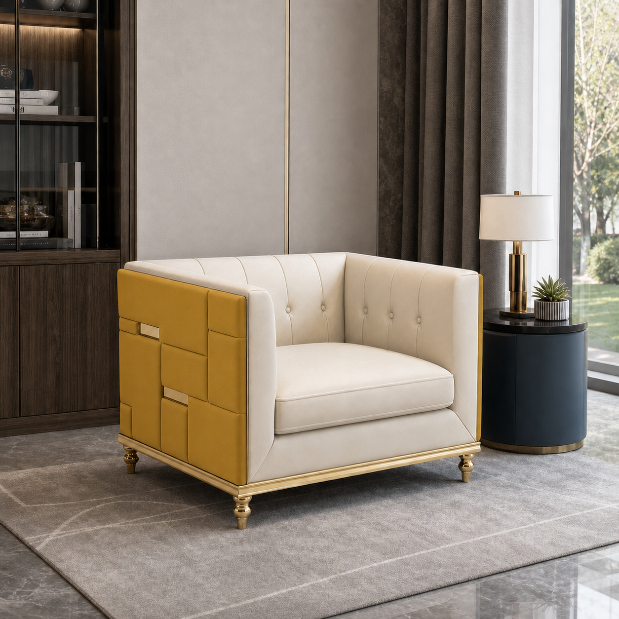 luxe-l-shape-sectional-sofa-copy 1 seater yellow 01 room