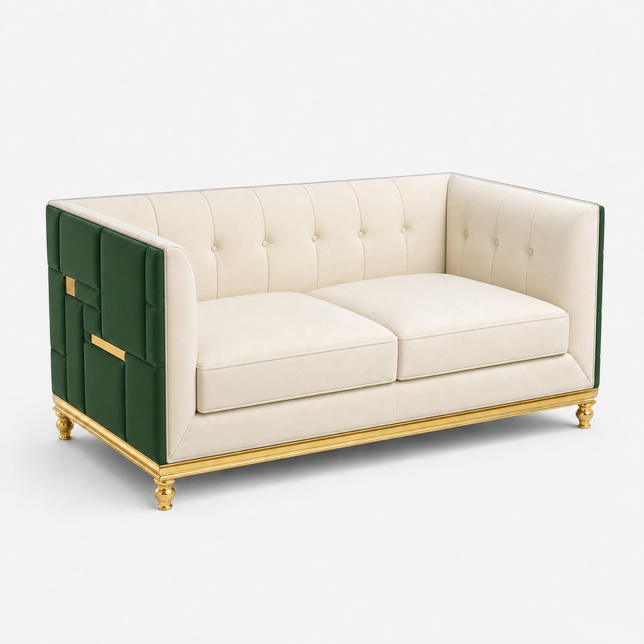 luxe-l-shape-sectional-sofa-copy 2 seater green 03 studio