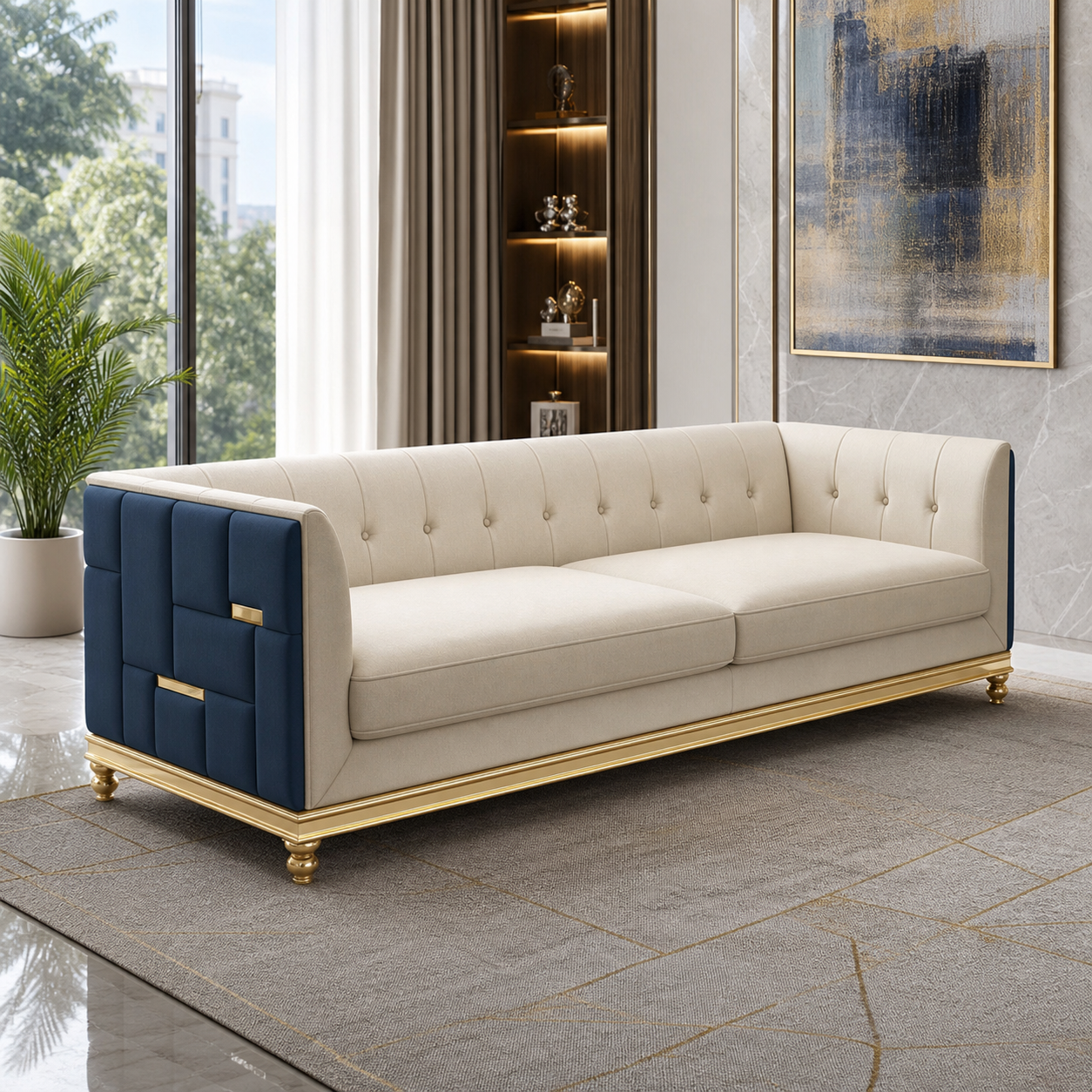 luxe-l-shape-sectional-sofa-copy 3 seater blue 01 room