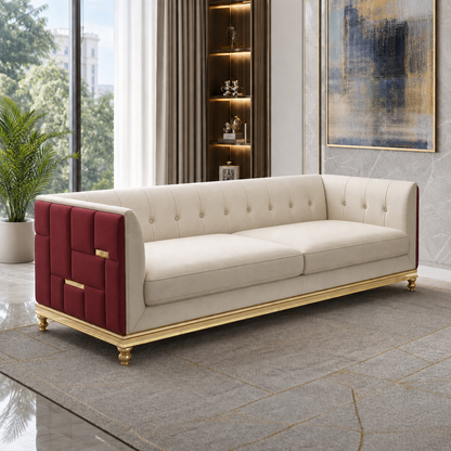 luxe-l-shape-sectional-sofa-copy 3 seater red 01 room