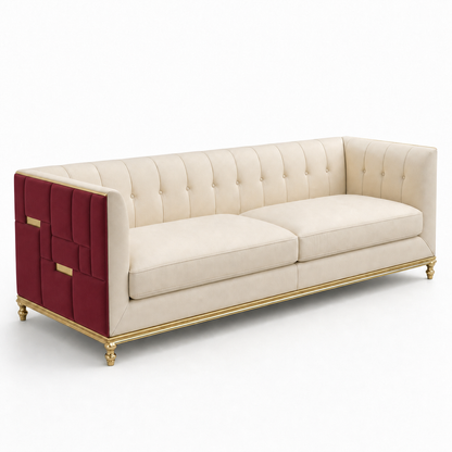 luxe-l-shape-sectional-sofa-copy 3 seater red 03 studio
