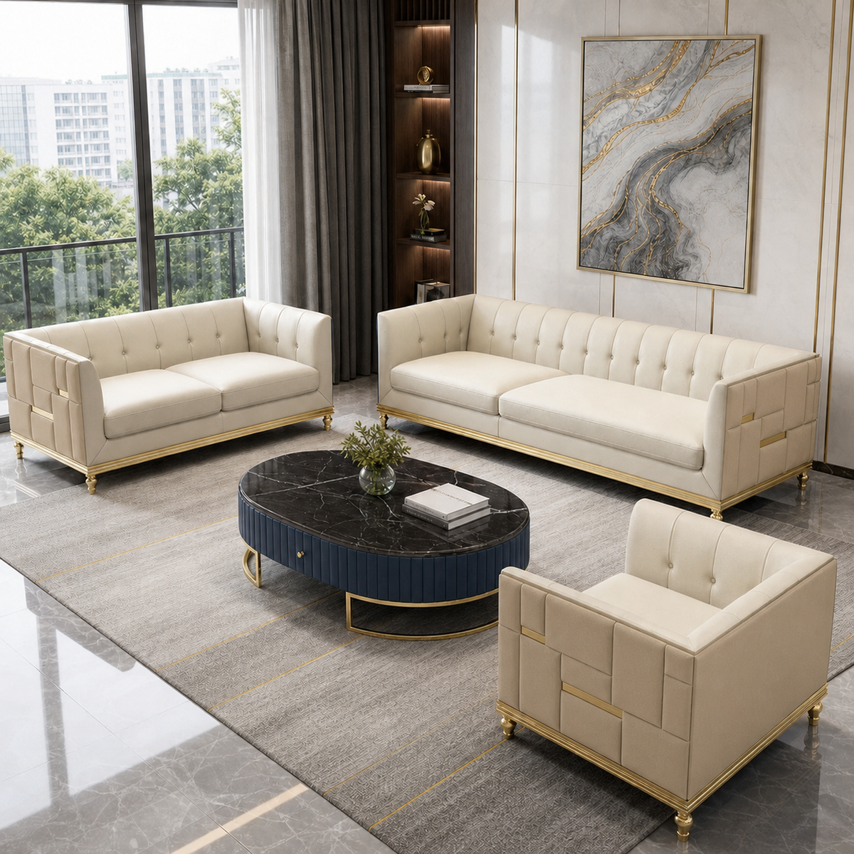 luxe-l-shape-sectional-sofa-copy 3+2+1 full set beige 01 room