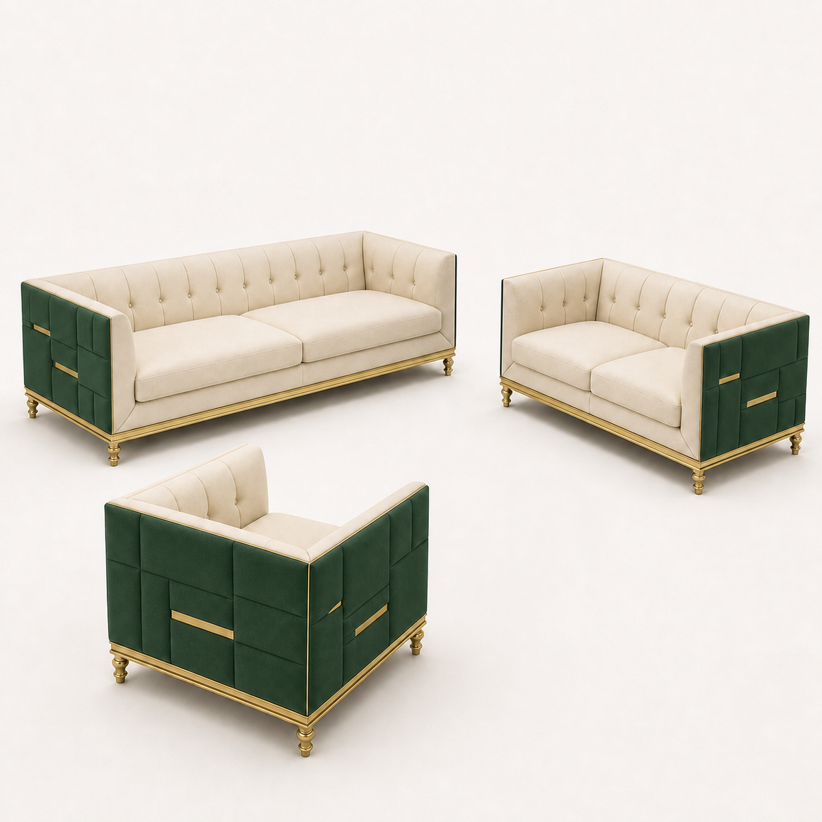 luxe-l-shape-sectional-sofa-copy 3+2+1 full set green 03 studio