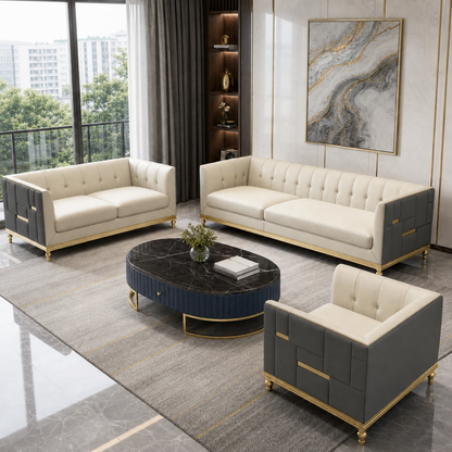 luxe-l-shape-sectional-sofa-copy 3+2+1 full set grey 01 room