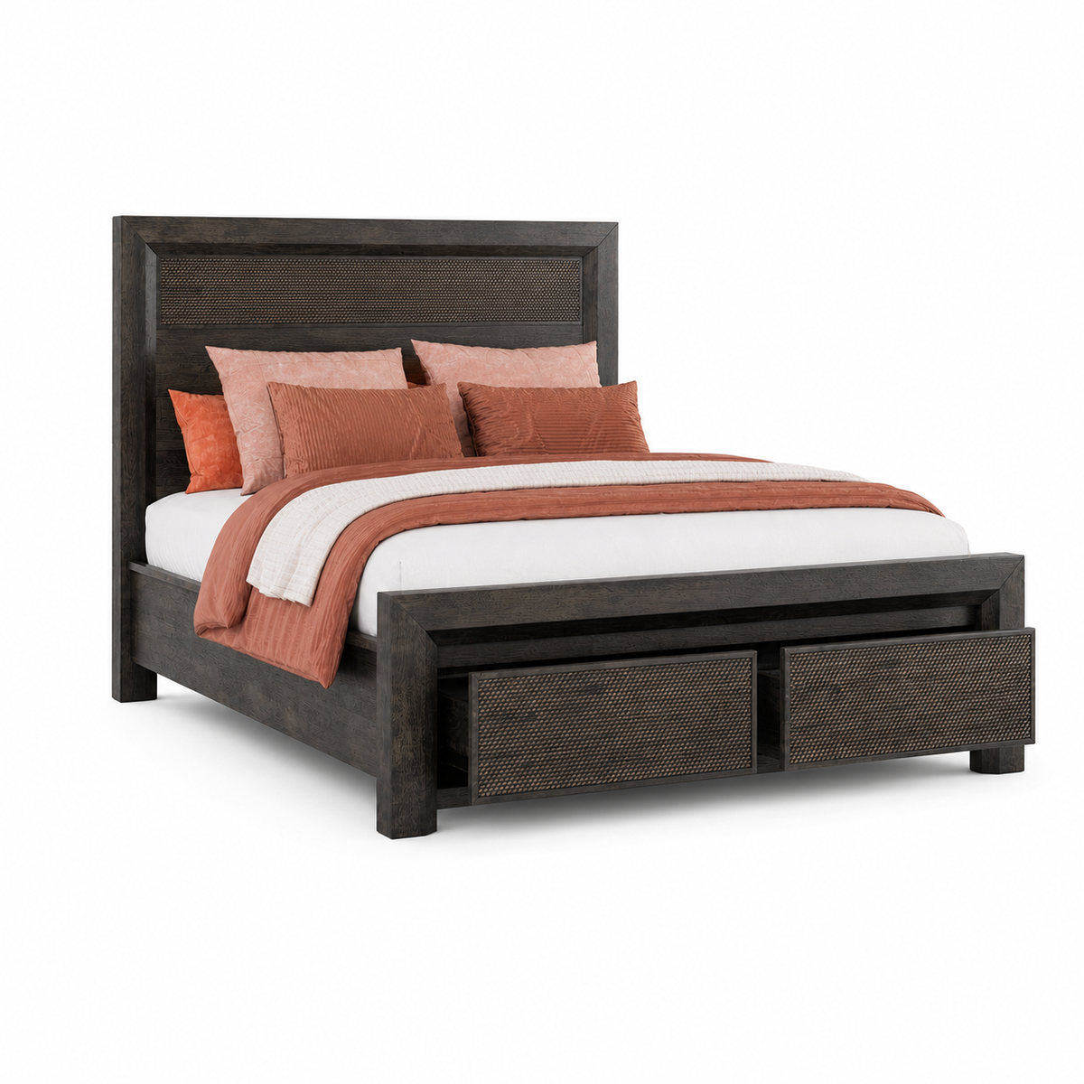 Lyle - Bed, complete long-side studio bed view