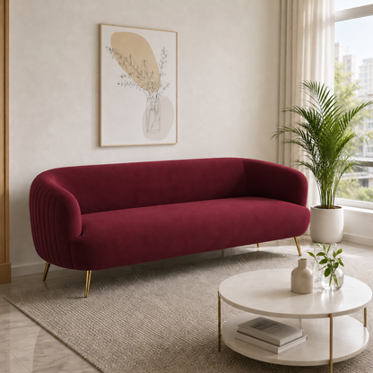 lyric-3-2-1-sofa-set 3 seater red 01 room