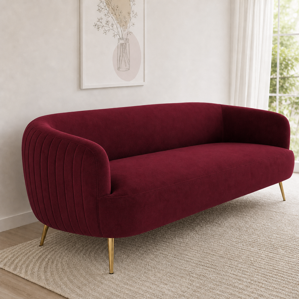 lyric-3-2-1-sofa-set 3 seater red 02 detail