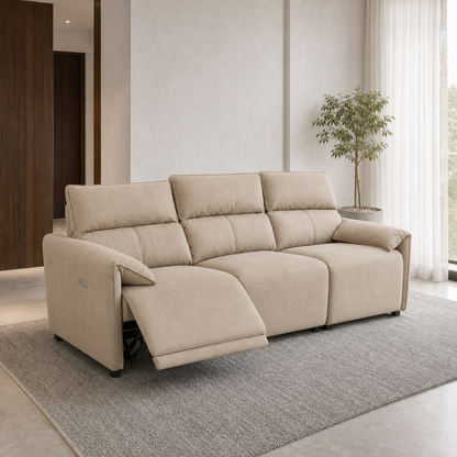 Manor Recliner 3 seater beige 01 main
