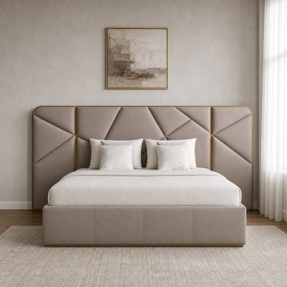 Mars - Bed, complete straight-on bed view
