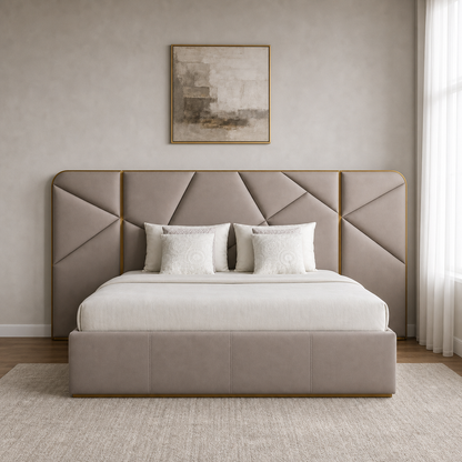 Mars - Bed, complete straight-on bed view