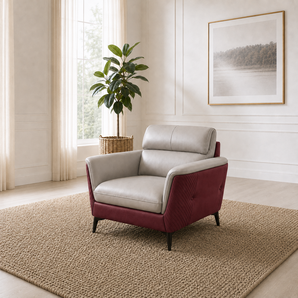 maven-3-2-1-sofa-set 1 seater red 01 room
