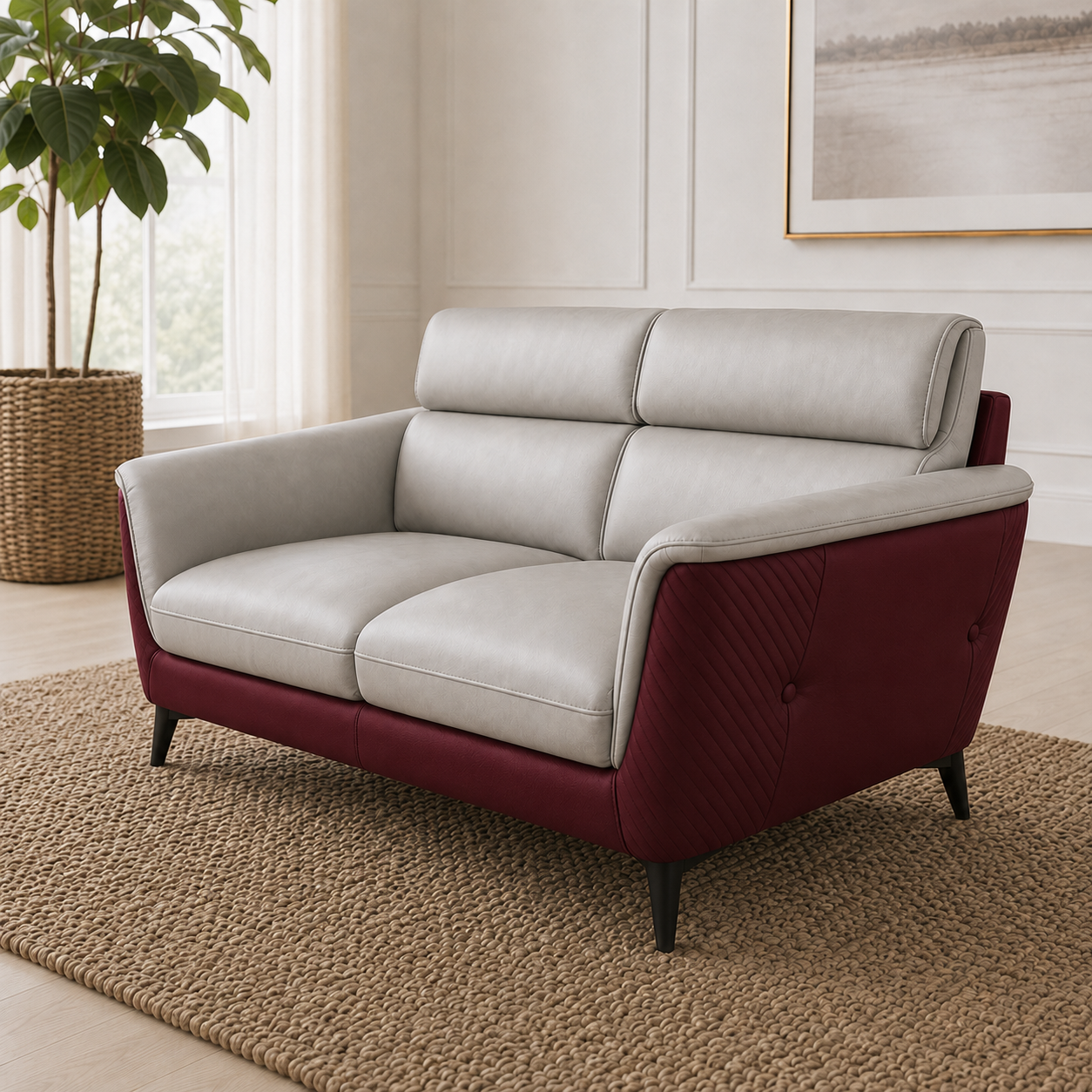 maven-3-2-1-sofa-set 2 seater red 02 detail