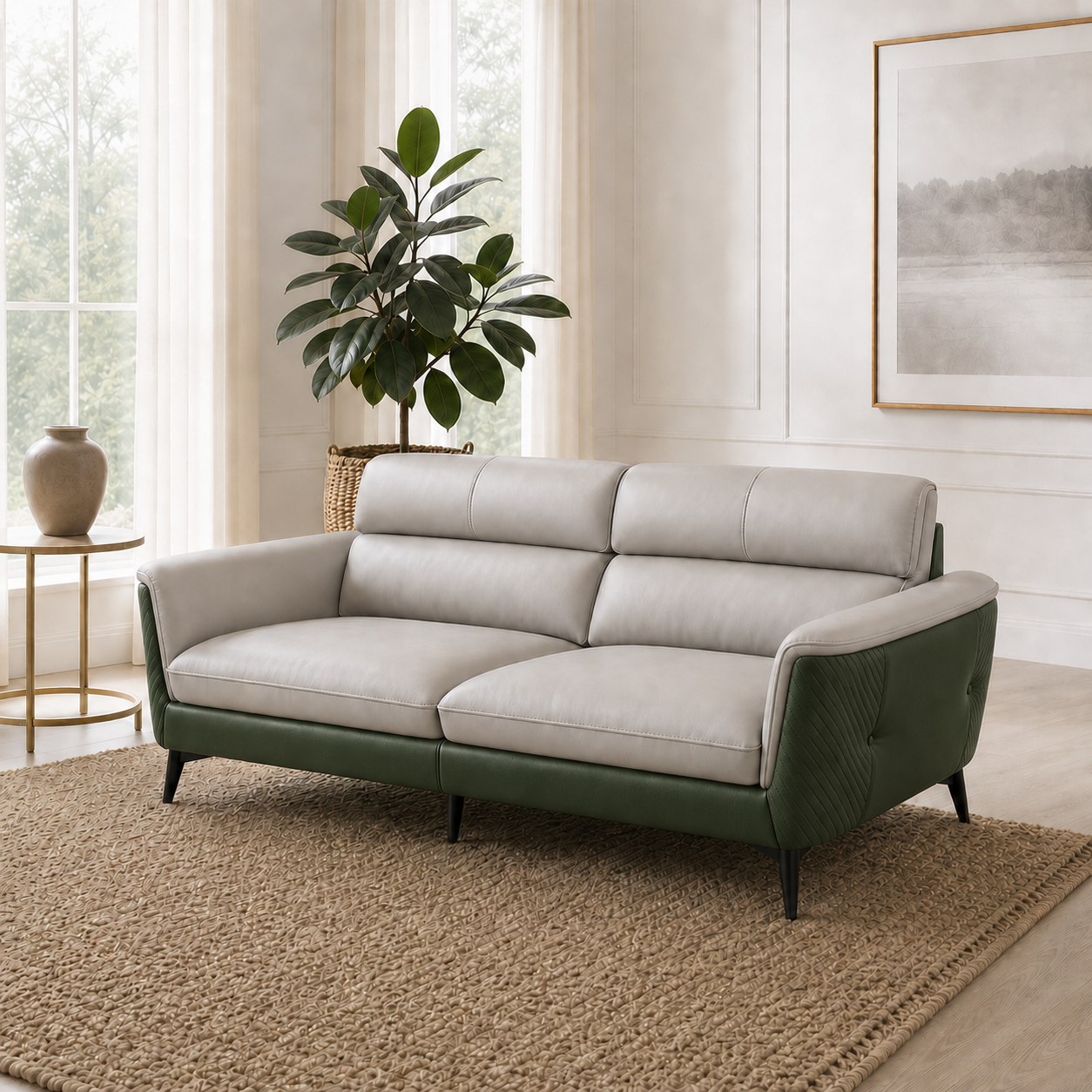 maven-3-2-1-sofa-set 3 seater green 01 room