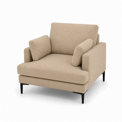 Maven 3+2+1 Sofa Set, 1 seater, beige, studio view